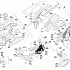 M 8000 SNO PRO LTD 162 ORANGE Поддон и обтекатели
