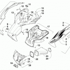 M 8000 SNO PRO 162 ORANGE Капот и воздуховоды
