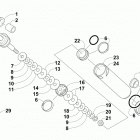 PANTERA 7000 LTD BLACK Задняя подвеска ,задний амортизатор
