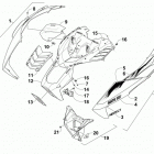 XF 7000 SNO PRO 137 ORANGE Капот