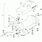 ZR 120 BLACK Топливный бак ,сиденье и задний фонарь