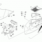 ZR 8000 SNO PRO ORANGE Ветровое стекло и панель инструментов