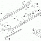 LYNX 2000 LT BLACK Рельс скольжения и гусеница