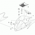 SR VIPER M-TX SE 162 BLUE Ветровое стекло и панель инструментов