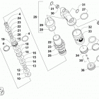 SR VIPER R-TX LE 129 ORANGE Задняя  подвеска, передний амортизатор