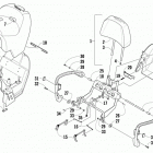 LYNX 2000 LT BLACK Пассажирское сидение
