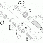 SR VIPER M-TX 153 BLACK Задняя подвеска ,задний амортизатор