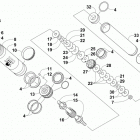 SR VIPER L-TX LE 137 ORANGE Передний амортизатор