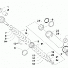 SR VIPER L-TX LE 137 ORANGE Задняя подвеска ,задний амортизатор