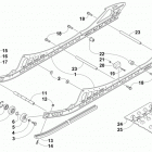 M 8000 153 GREEN Рельс скольжения и гусеница