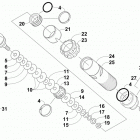 SR VIPER S-TX DX 141 BLACK Задняя  подвеска, передний амортизатор