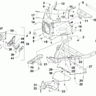 M 8000 SNO PRO 162 RUSSIAN ORANGE Передний бампер и рама