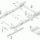ZR 6000 SNO PRO LTD ES ORANGE Рельс скольжения и гусеница