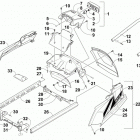 LYNX 2000 LT BLACK Задний бампер ,багажник