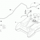 PANTERA 7000 LTD BLACK Монтаж вспомогательного бензобак