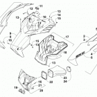 M 8000 SNO PRO LTD 162 ORANGE Капот и воздуховоды