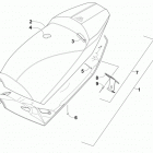ZR 8000 SNO PRO ORANGE Сидение