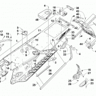 ZR 8000 SNO PRO ORANGE Тунель ,задний бампер и брызговик