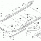 M 8000 SNO PRO 162 ORANGE Рельс скольжения и гусеница
