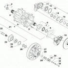 ZR 6000 SNO PRO LTD ES ORANGE Вал приводной трака и тормоза