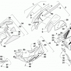 SR VIPER M-TX SE 153 RED Поддон и обтекатели