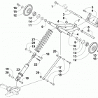 SR VIPER M-TX 153 BLACK Задняя подвеска ,задний рычаг