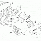 M 9000 SNO PRO LTD 162 ORANGE EARLY BUILD Капот и воздуховоды