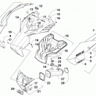 ZR 6000 SNO PRO LTD ES ORANGE Капот и воздуховоды