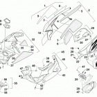 ZR 8000 SNO PRO ORANGE Поддон и обтекатели