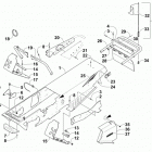 ZR 120 RUSSIAN BLACK Шасси, скамейка для ног и задний  бампер