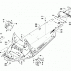LYNX 2000 GREEN Задний бампер и брызговик