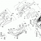 SR VIPER M-TX SE 162 BLUE Нижняя часть капота (пластик)