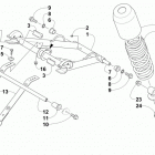 PANTERA 7000 LTD Black (US) Задняя подвеска ,передний рычаг