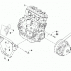 SR VIPER R-TX DX RED Опора двигателя и вариатор
