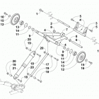 SR VIPER M-TX SE 162 BLUE Задняя подвеска ,задний рычаг