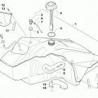 BEARCAT 2000 XT RUSSIAN BLUE Топливный бак