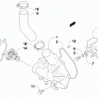 ZR 8000 LTD ES 129 BLACK Помпа и термостат