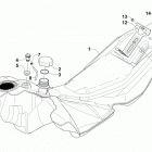 M 8000 153 GREEN Топливный бак