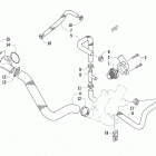 BEARCAT 5000 XT RUSSIAN BLUE Патрубки охлаждения