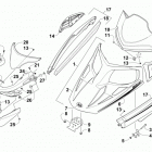 LYNX 2000 GREEN Капот,ветровое стекло и бампер