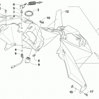 SR VIPER R-TX LE 129 ORANGE Панель приборов