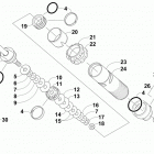 SR VIPER L-TX DX 137 BLACK Задняя  подвеска, передний амортизатор