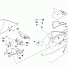 ZR 6000 SNO PRO LTD ES ORANGE Ветровое стекло и панель инструментов