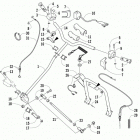 SRX 120 BLUE Руль, (рулевая колонка)