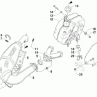 LYNX 2000 LT BLACK Глушитель