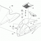 SR VIPER R-TX DX RED Ветровое стекло и панель инструментов