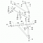 SR VIPER X-TX LE 141 ORANGE Рычаги подвески и стабилизатор