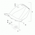 M 8000 SNO PRO 162 ORANGE Сидение
