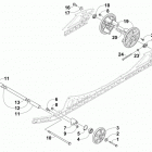 M 8000 SNO PRO 162 ORANGE Вспомогательные колеса