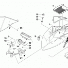 M 8000 SNO PRO 162 ORANGE Ветровое стекло и панель инструментов